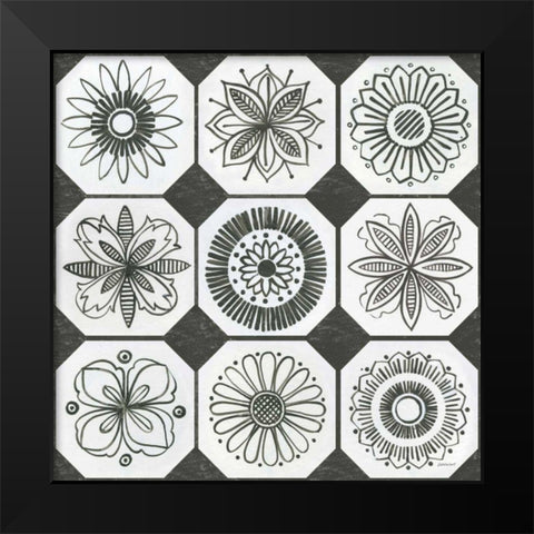 Patterns of the Amazon XXI Black Modern Wood Framed Art Print by Lovell, Kathrine