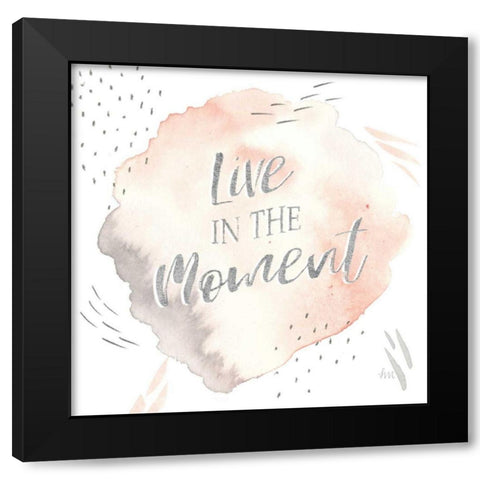 Wonderful World V Black Modern Wood Framed Art Print with Double Matting by Marshall, Laura
