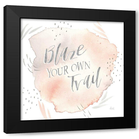 Wonderful World VII Black Modern Wood Framed Art Print with Double Matting by Marshall, Laura