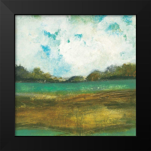 This Place IV Black Modern Wood Framed Art Print by Warrick, Cheryl