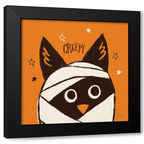 Spooktacular VII Black Modern Wood Framed Art Print with Double Matting by Penner, Janelle