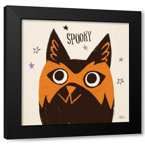 Spooktacular IX Black Modern Wood Framed Art Print with Double Matting by Penner, Janelle