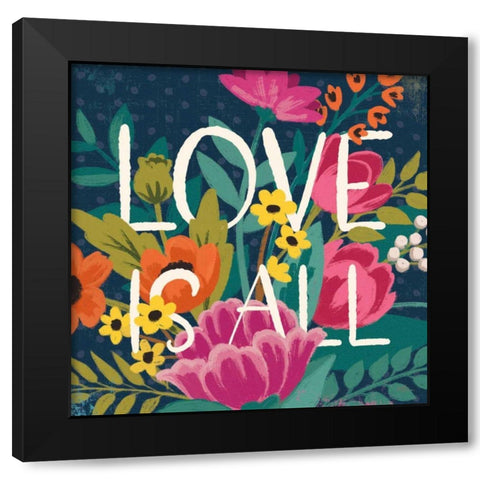 Romantic Luxe IV Black Modern Wood Framed Art Print by Penner, Janelle