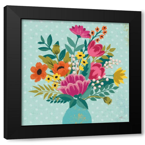 Romantic Luxe XIV Black Modern Wood Framed Art Print with Double Matting by Penner, Janelle