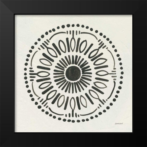 Kami II Black Modern Wood Framed Art Print by Lovell, Kathrine