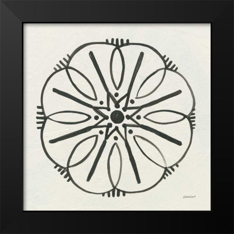Kami III Black Modern Wood Framed Art Print by Lovell, Kathrine