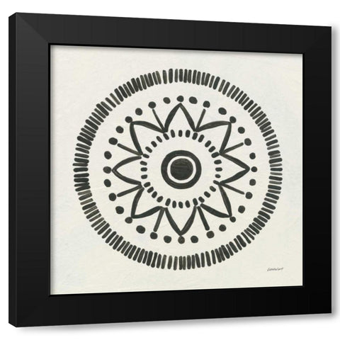Kami V Black Modern Wood Framed Art Print by Lovell, Kathrine