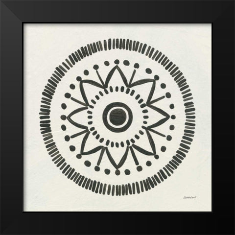 Kami V Black Modern Wood Framed Art Print by Lovell, Kathrine