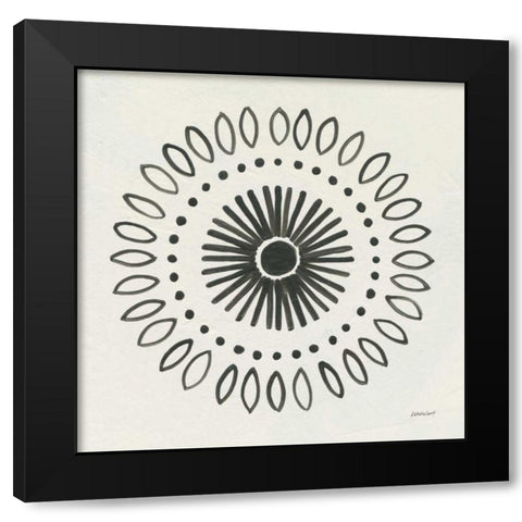 Kami VI Black Modern Wood Framed Art Print by Lovell, Kathrine