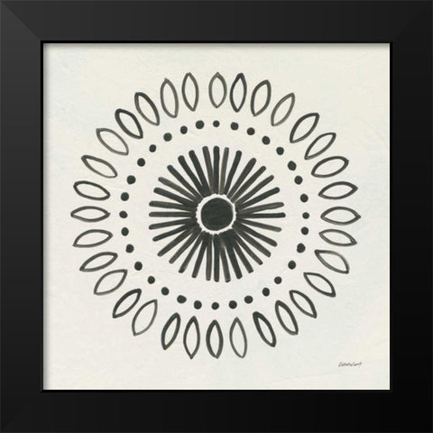 Kami VI Black Modern Wood Framed Art Print by Lovell, Kathrine