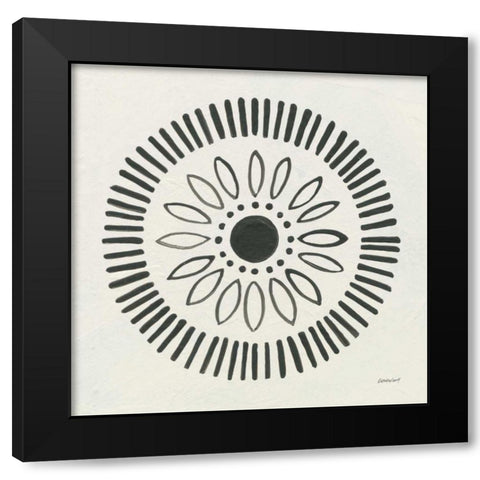 Kami VII Black Modern Wood Framed Art Print by Lovell, Kathrine