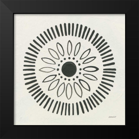 Kami VII Black Modern Wood Framed Art Print by Lovell, Kathrine