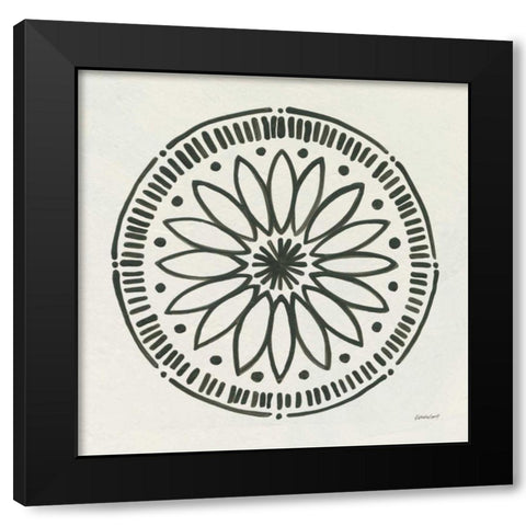 Kami VIII Black Modern Wood Framed Art Print by Lovell, Kathrine