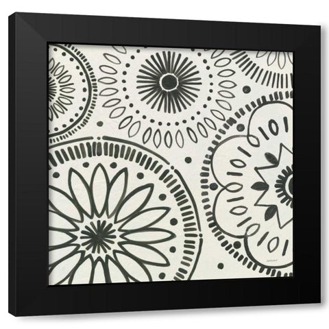 Kami XIII Black Modern Wood Framed Art Print by Lovell, Kathrine