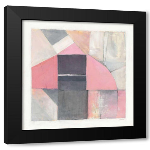 Blushing Bride Black Modern Wood Framed Art Print by Schick, Mike