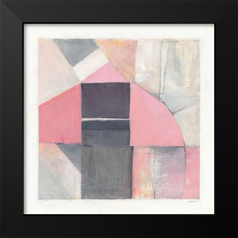 Blushing Bride Black Modern Wood Framed Art Print by Schick, Mike