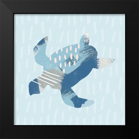 Coastal Cool IV Black Modern Wood Framed Art Print by Hershey, Moira