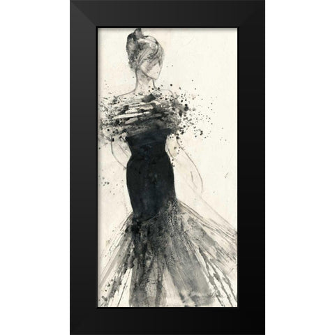 At the Premiere I Black Modern Wood Framed Art Print by Hristova, Albena
