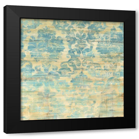 Persian Essence Black Modern Wood Framed Art Print by Hristova, Albena