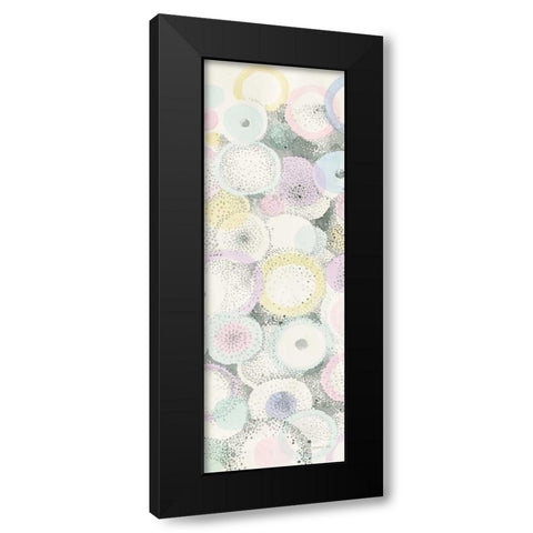 Breezes II Black Modern Wood Framed Art Print with Double Matting by Nai, Danhui