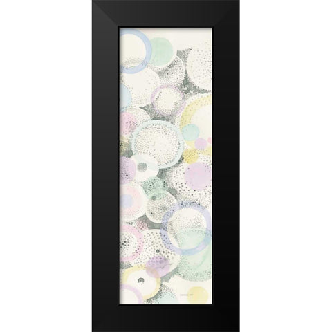 Breezes III Black Modern Wood Framed Art Print by Nai, Danhui