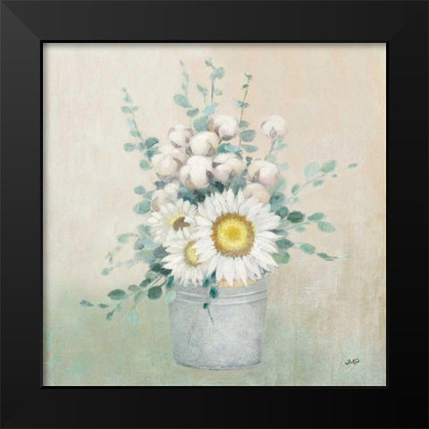 Country Centerpiece Black Modern Wood Framed Art Print by Purinton, Julia