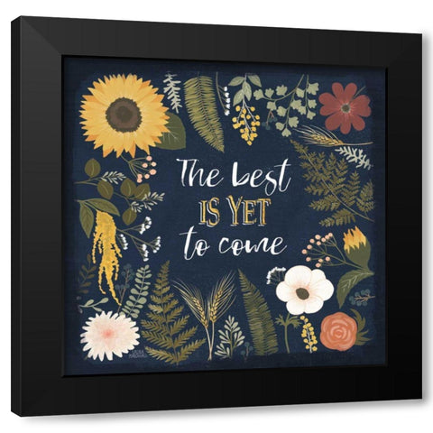 Autumn Romance VI Black Modern Wood Framed Art Print by Marshall, Laura