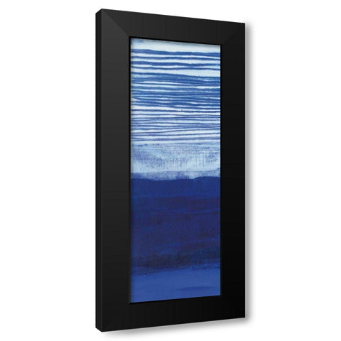 Blue Haze II Black Modern Wood Framed Art Print by Maye, Jo