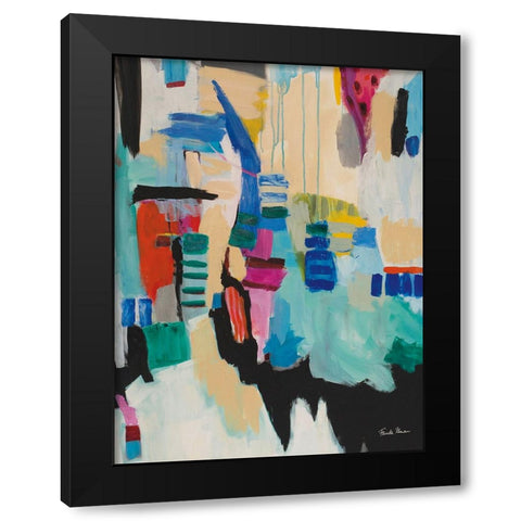 Time Capsule Crop Black Modern Wood Framed Art Print with Double Matting by Zaman, Farida