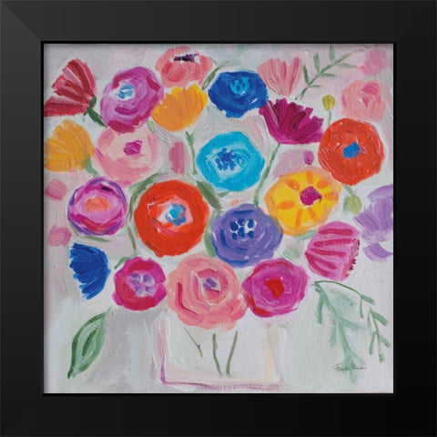 Delicate Fare II Black Modern Wood Framed Art Print by Zaman, Farida