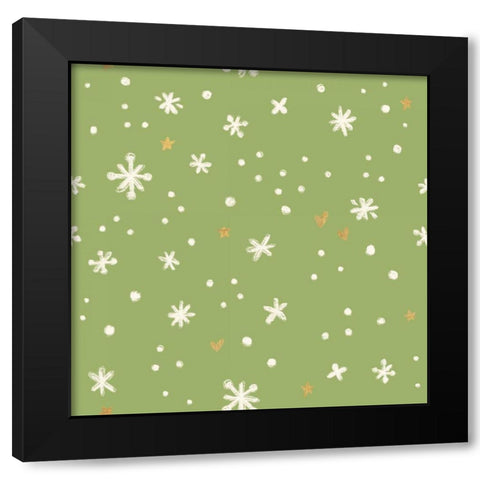 Christmas Bloom Step 05A Black Modern Wood Framed Art Print by Penner, Janelle