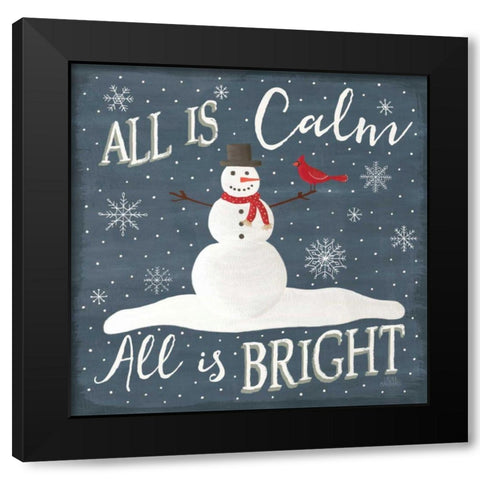 Christmas Cheer IV Black Modern Wood Framed Art Print by Marshall, Laura