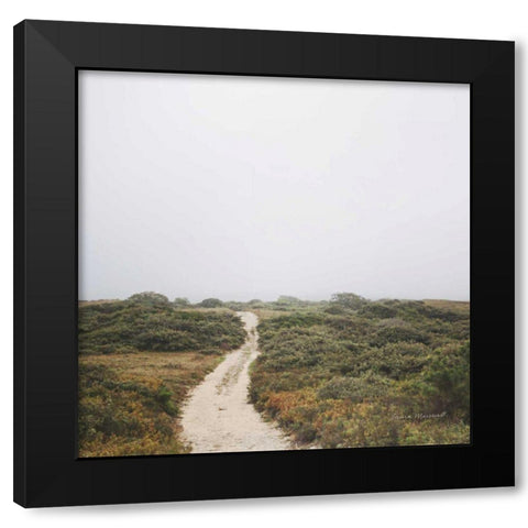 Off the Beaten Path Black Modern Wood Framed Art Print with Double Matting by Marshall, Laura