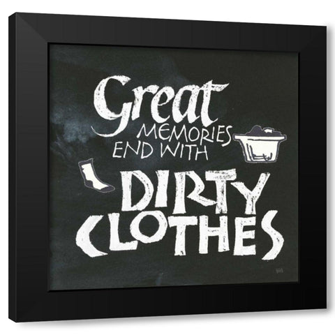 Laundry Room I Black Modern Wood Framed Art Print with Double Matting by Paschke, Chris
