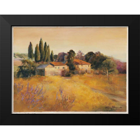 Cerrito di Spoleto Black Modern Wood Framed Art Print by Hageman, Marilyn