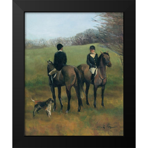 Morning in Millbrook III Black Modern Wood Framed Art Print by Hageman, Marilyn