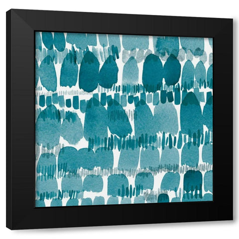 Hustle and Bustle I Black Modern Wood Framed Art Print with Double Matting by Hershey, Moira