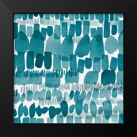 Hustle and Bustle II Black Modern Wood Framed Art Print by Hershey, Moira