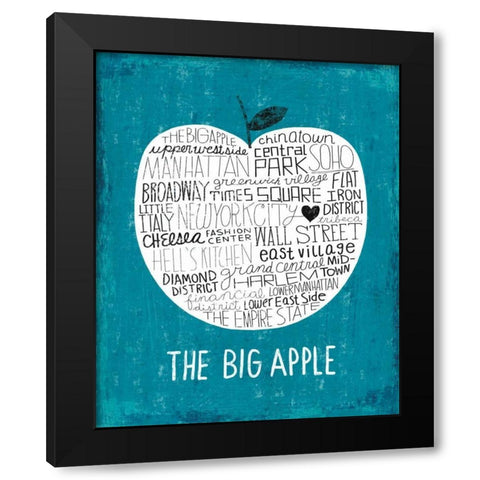 Iconic NYC I Black Modern Wood Framed Art Print by Mullan, Michael