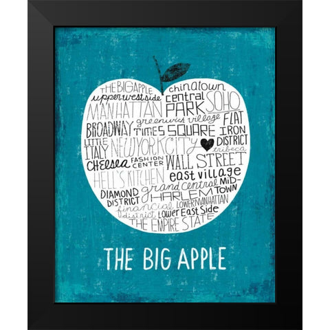 Iconic NYC I Black Modern Wood Framed Art Print by Mullan, Michael