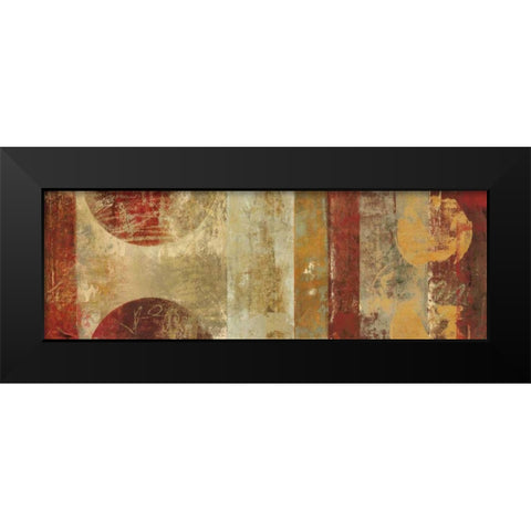 Caribbean Sunrise IV Black Modern Wood Framed Art Print by Silva, Roque