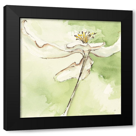 After Dogwood II Black Modern Wood Framed Art Print with Double Matting by Paschke, Chris