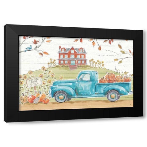 Fall Market II Black Modern Wood Framed Art Print with Double Matting by Brissonnet, Daphne