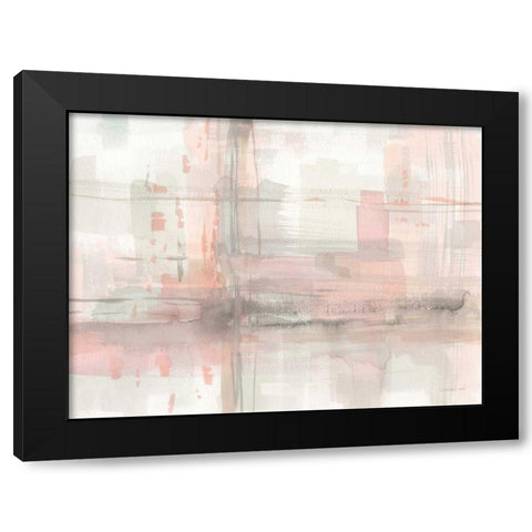 Intersect I Black Modern Wood Framed Art Print with Double Matting by Nai, Danhui