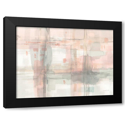 Intersect II Black Modern Wood Framed Art Print by Nai, Danhui