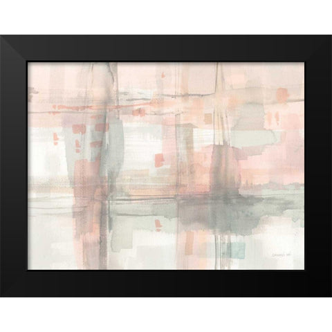 Intersect II Black Modern Wood Framed Art Print by Nai, Danhui