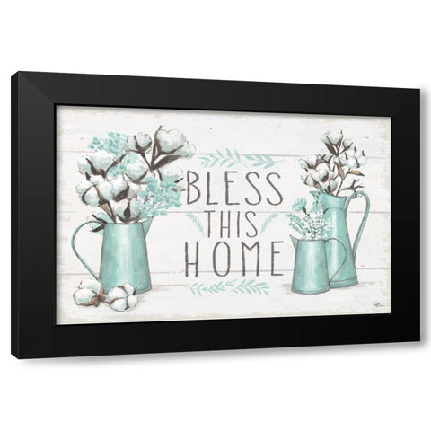 Blessed I Black Modern Wood Framed Art Print with Double Matting by Penner, Janelle