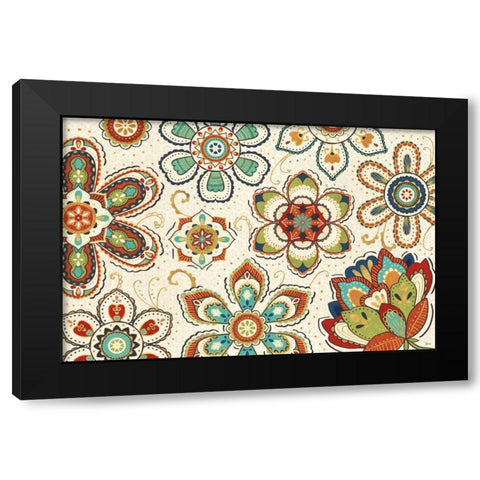 La Vida Loca I Black Modern Wood Framed Art Print with Double Matting by Charron, Veronique