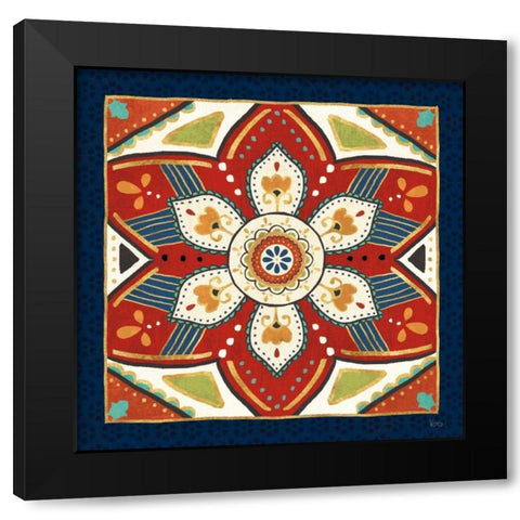 La Vida Loca VII Black Modern Wood Framed Art Print with Double Matting by Charron, Veronique