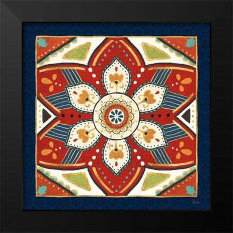 La Vida Loca VII Black Modern Wood Framed Art Print by Charron, Veronique